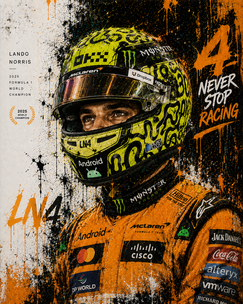 Lando Norris Wall Art Prints